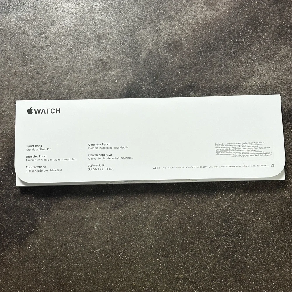 Apple Sport Band - Dark Grey New in Box
